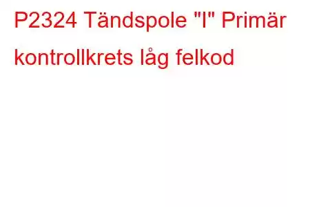 P2324 Tändspole 