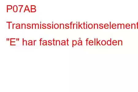 P07AB Transmissionsfriktionselement 