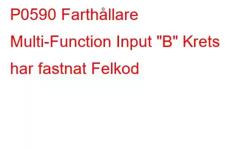 P0590 Farthållare Multi-Function Input 