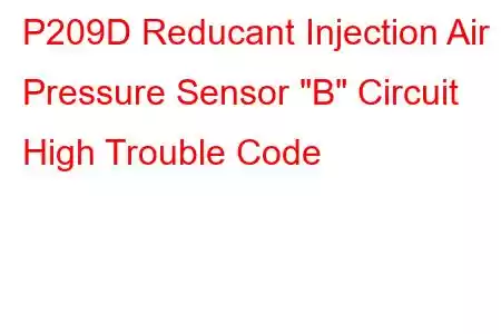 P209D Reducant Injection Air Pressure Sensor 