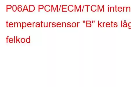 P06AD PCM/ECM/TCM intern temperatursensor 