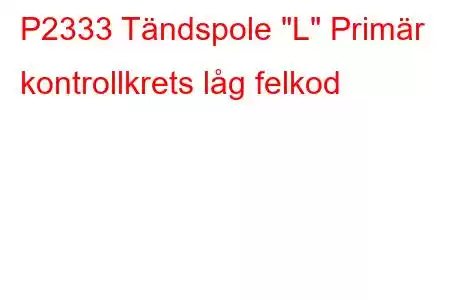 P2333 Tändspole 