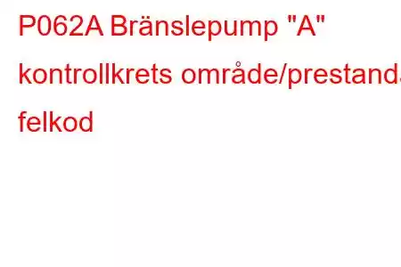 P062A Bränslepump 